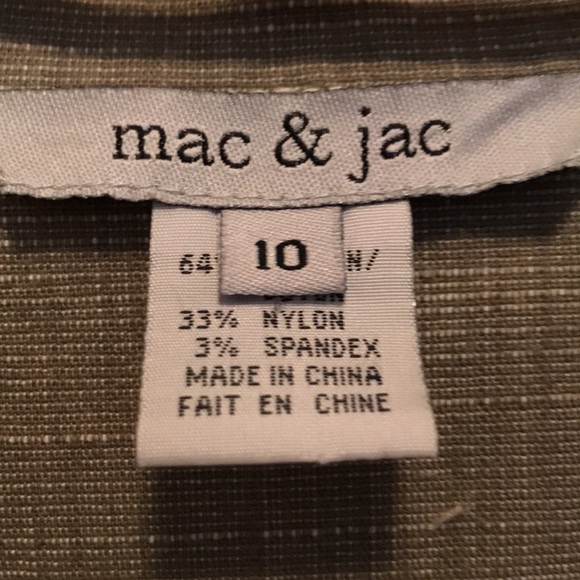 🧵 Olive Green Double Pocket Blazer - Picture 4 of 4